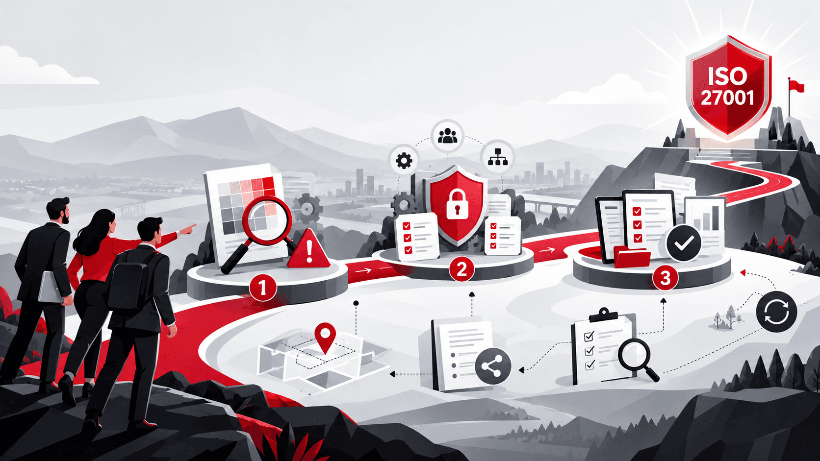 An organization's path toward ISO 27001 audit readiness